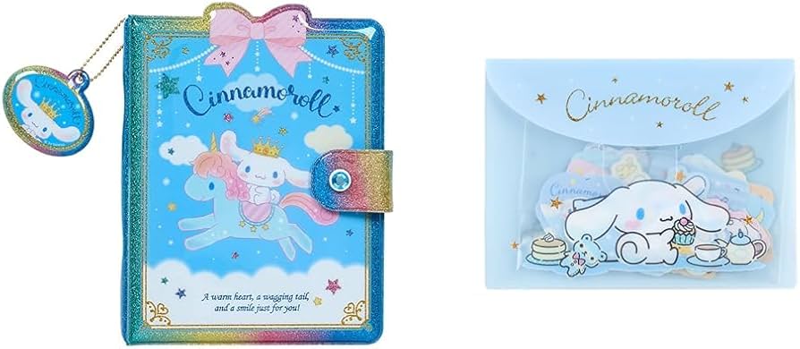 ときめくシール帳&シール手帳　シナモロール　箱付き Amazon.co.jp: サンリオ(SANRIO) ときめくシール＆シール手帳